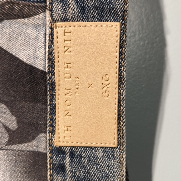 NWOT IH NOM UH NIT denim jacket size XL Rare - Picture 3 of 7